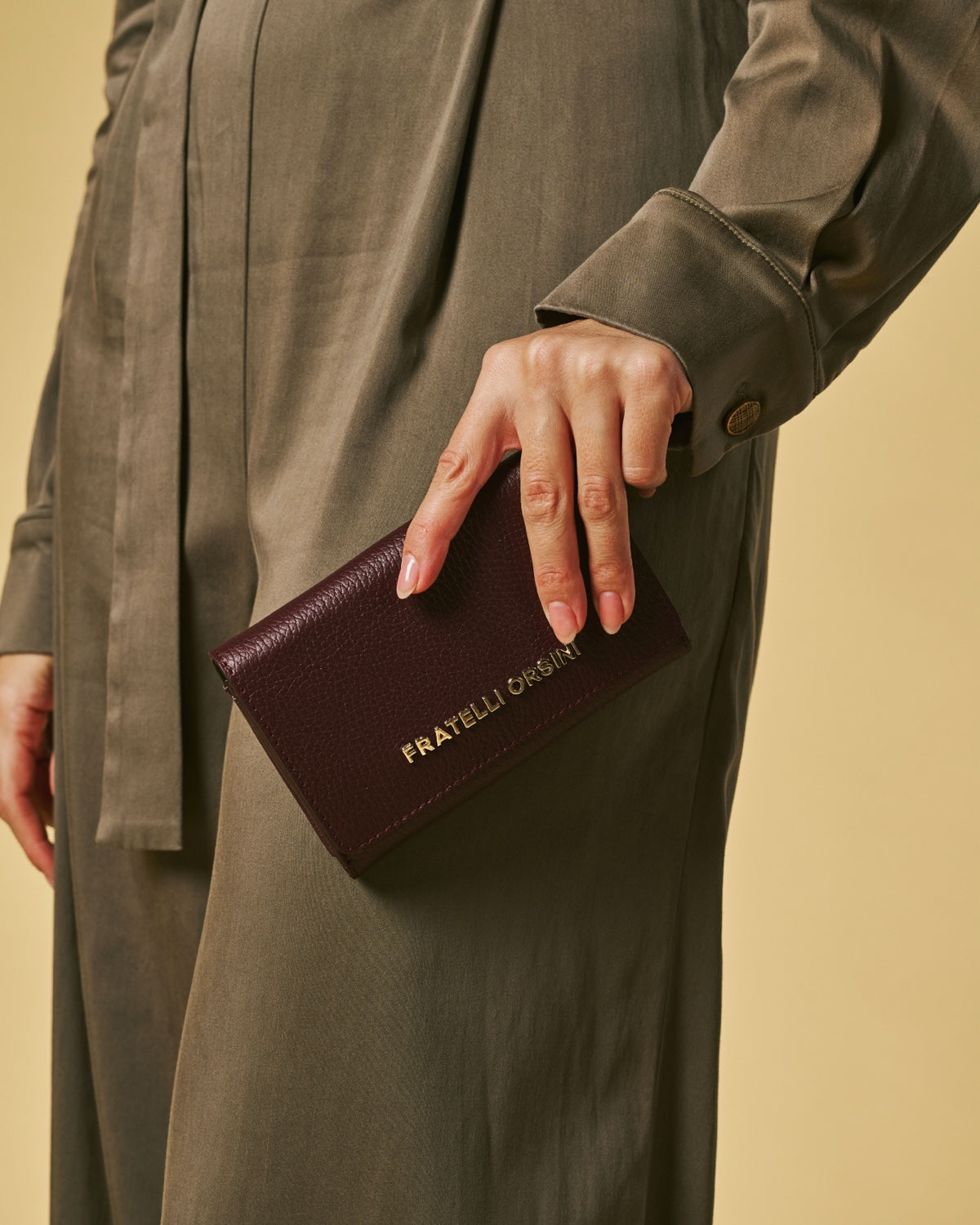 Costanza (eggplant) - Italian calf leather women’s wallet — photo 2 of 4