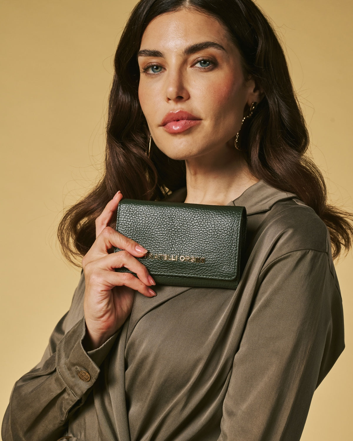 Costanza (green) - Italian calf leather women’s wallet — photo 1 of 4