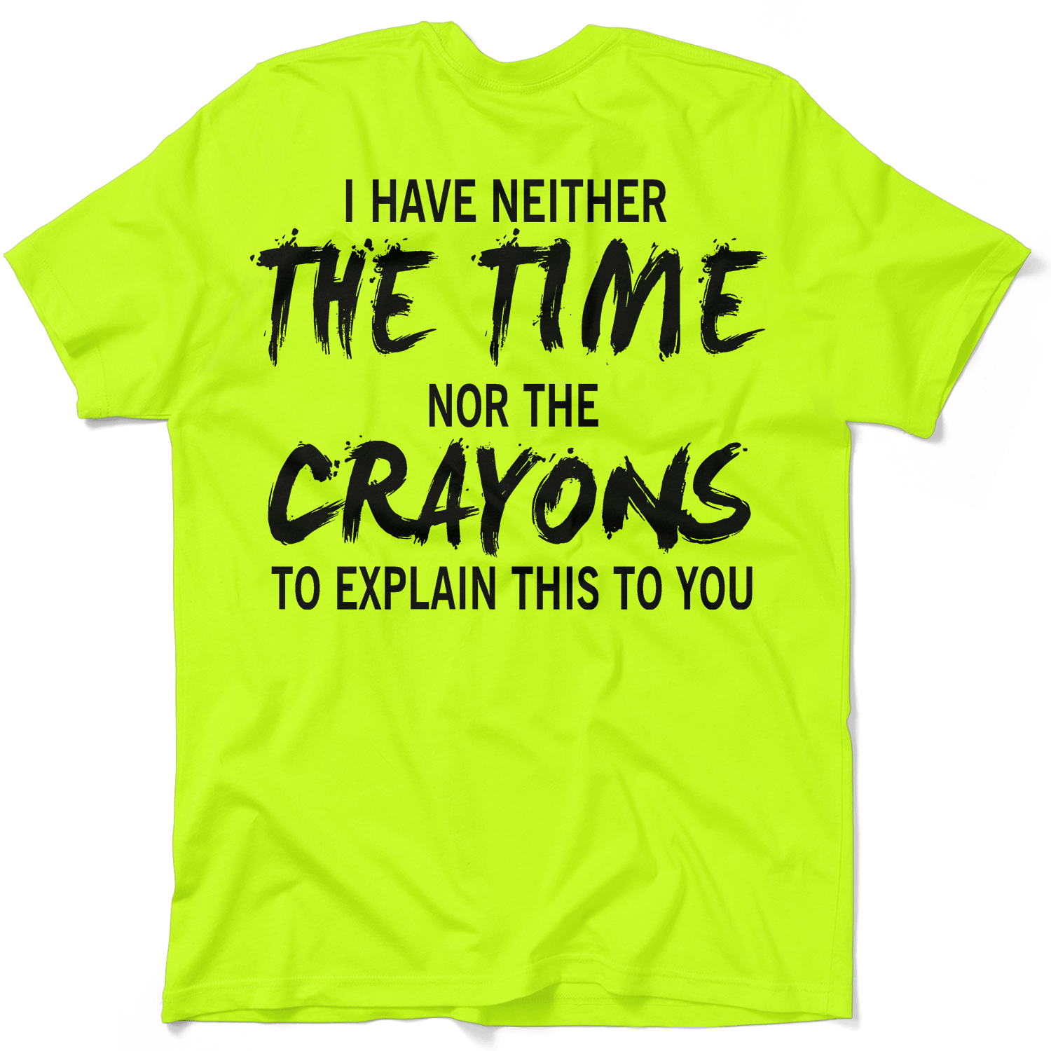Crayons - Safety Yellow T-Shirt — photo 1 of 3