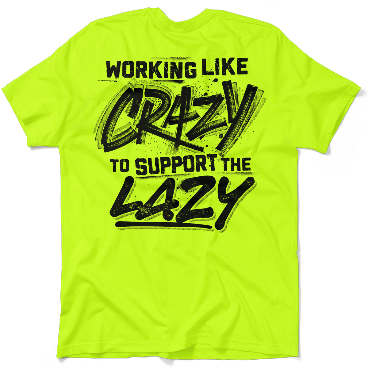 Crazy - Safety Yellow T-Shirt — photo 1 of 4