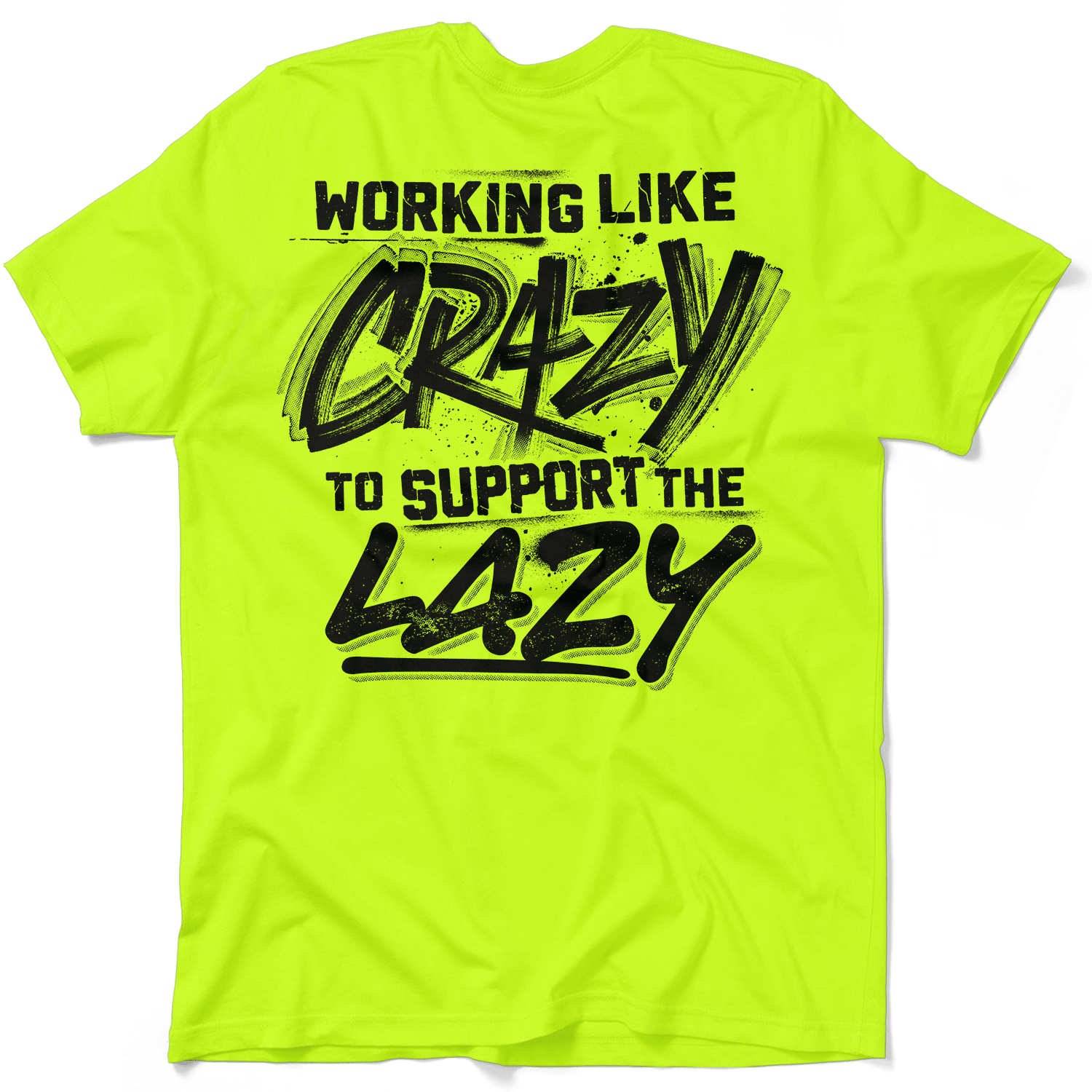 Crazy - Safety Yellow T-Shirt — photo 1 of 4
