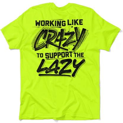 Crazy - Safety Yellow T-Shirt — photo 1 of 4