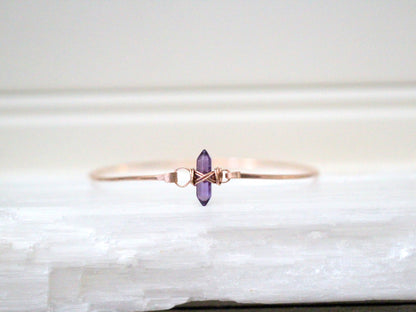 Crest Bracelet - Amethyst