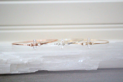 Crest Bracelet - Crystal Quartz