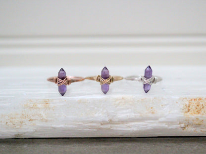 Crest Ring - Amethyst