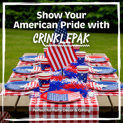 40 LB Red Crinkle Paper