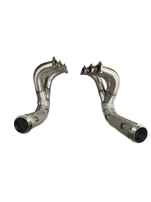 IRL Race Headers – Porsche 991.1 / 991.2 GT3 & GT3 RS (High-Performance Stainless Steel Race Headers)