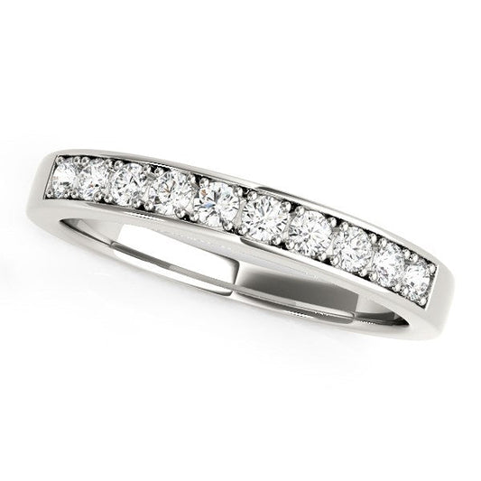 14k White Gold Classic Diamond Wedding Band (1/4 cttw) — photo 2 of 2