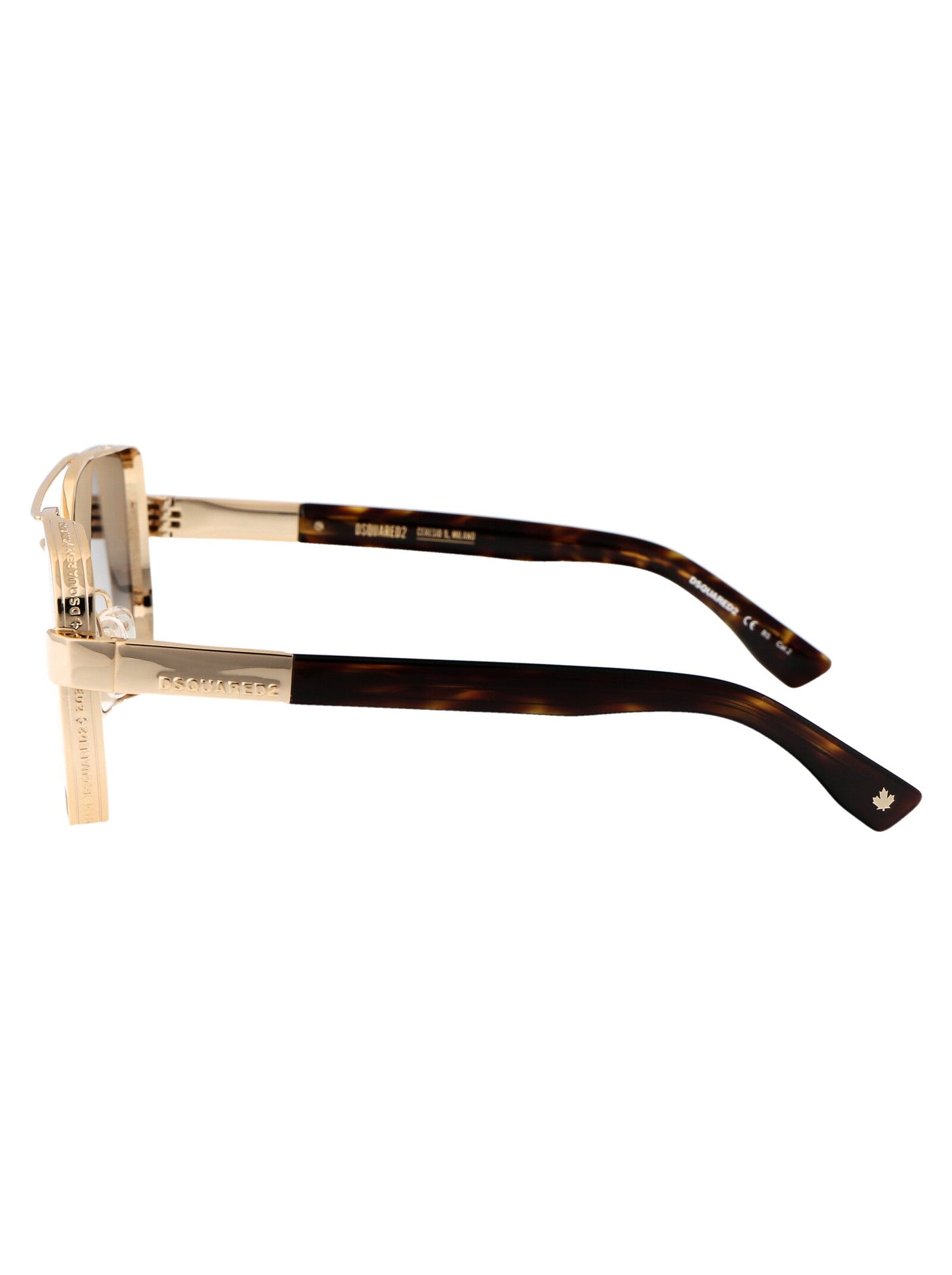 DSQUARED2 Metal Havana Sunglasses for Men - D2 0083/S