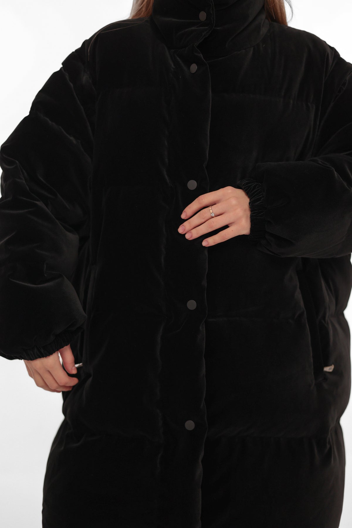 Transformer 2 in 1 Velour Down Coat/Vest
