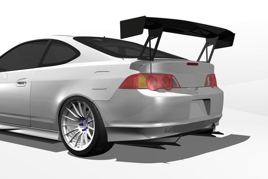 Diffuser V1+ – Acura RSX (DC5, 2002-2006) — photo 1 of 2