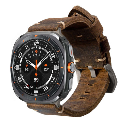 Leather Strap R01 for Samsung Galaxy Watch Ultra
