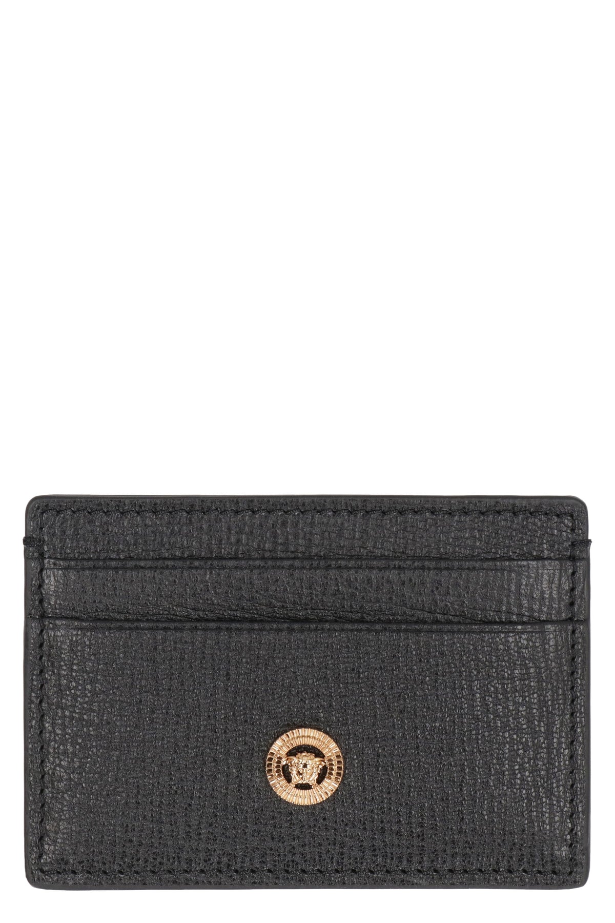 VERSACE Mini Leather Medusa Card Holder