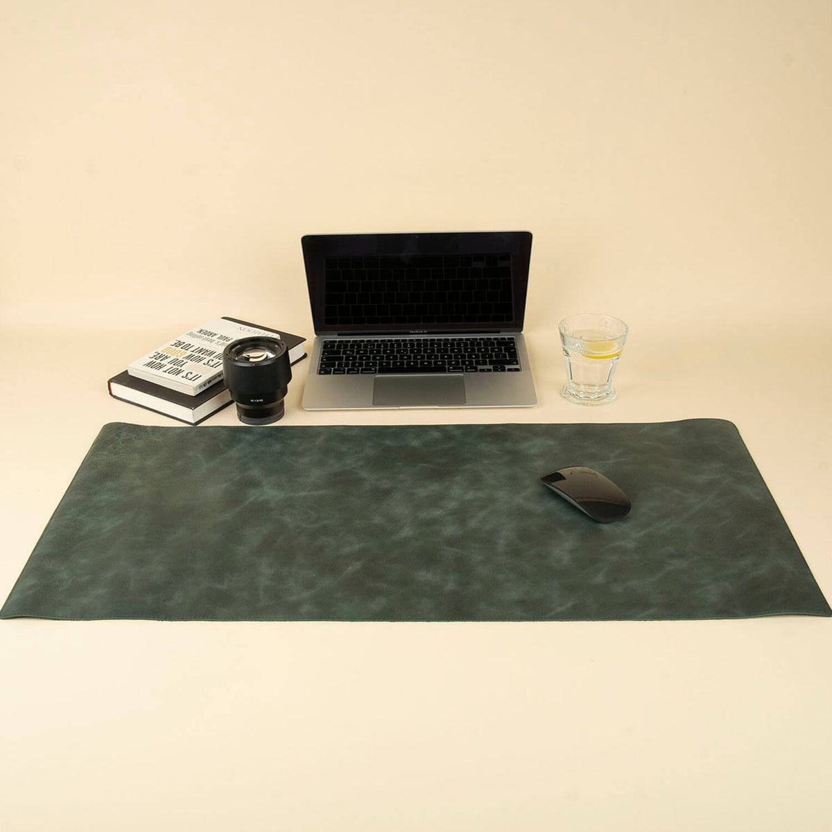 Luxurious Leather Desk Mat - Green - Tampa