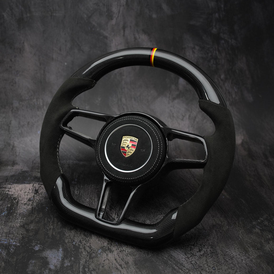2014-2020 Porsche 911 (991.2) / GT3/GT3RS(991) / 718 Boxster/Cayman (982) / Cayenne (958.2) / Panamera (971) / Macan(95B)  |  Custom Steering Wheel by Exclusive Steering