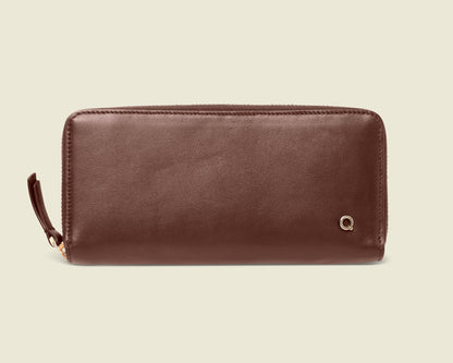 Custom Long Leather Zipper Wallet | Corporate Gifts