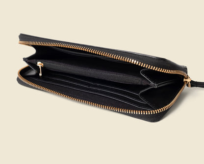 Custom Long Leather Zipper Wallet | Corporate Gifts