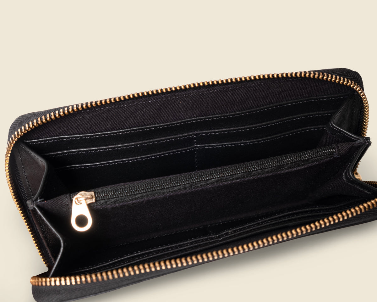 Custom Long Leather Zipper Wallet | Corporate Gifts