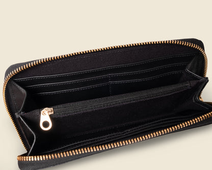 Custom Long Leather Zipper Wallet | Corporate Gifts