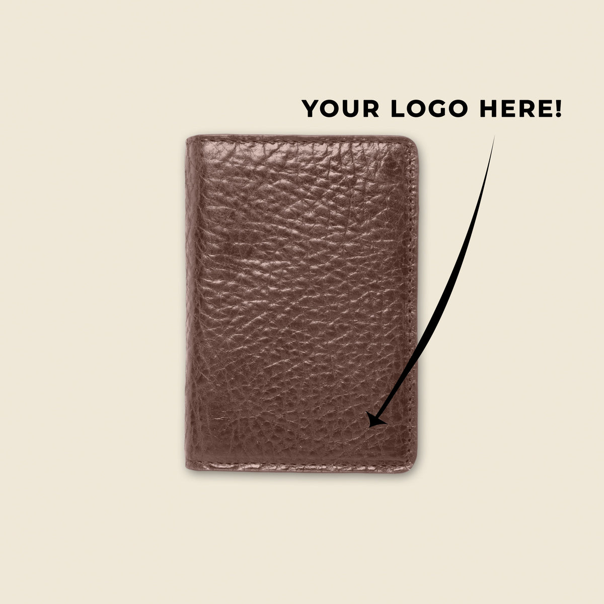 Custom Small Leather Bifold Wallet | Corporate Gifts