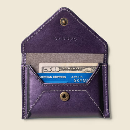Mini Envelope Wallet With RFID protection - Iridescent