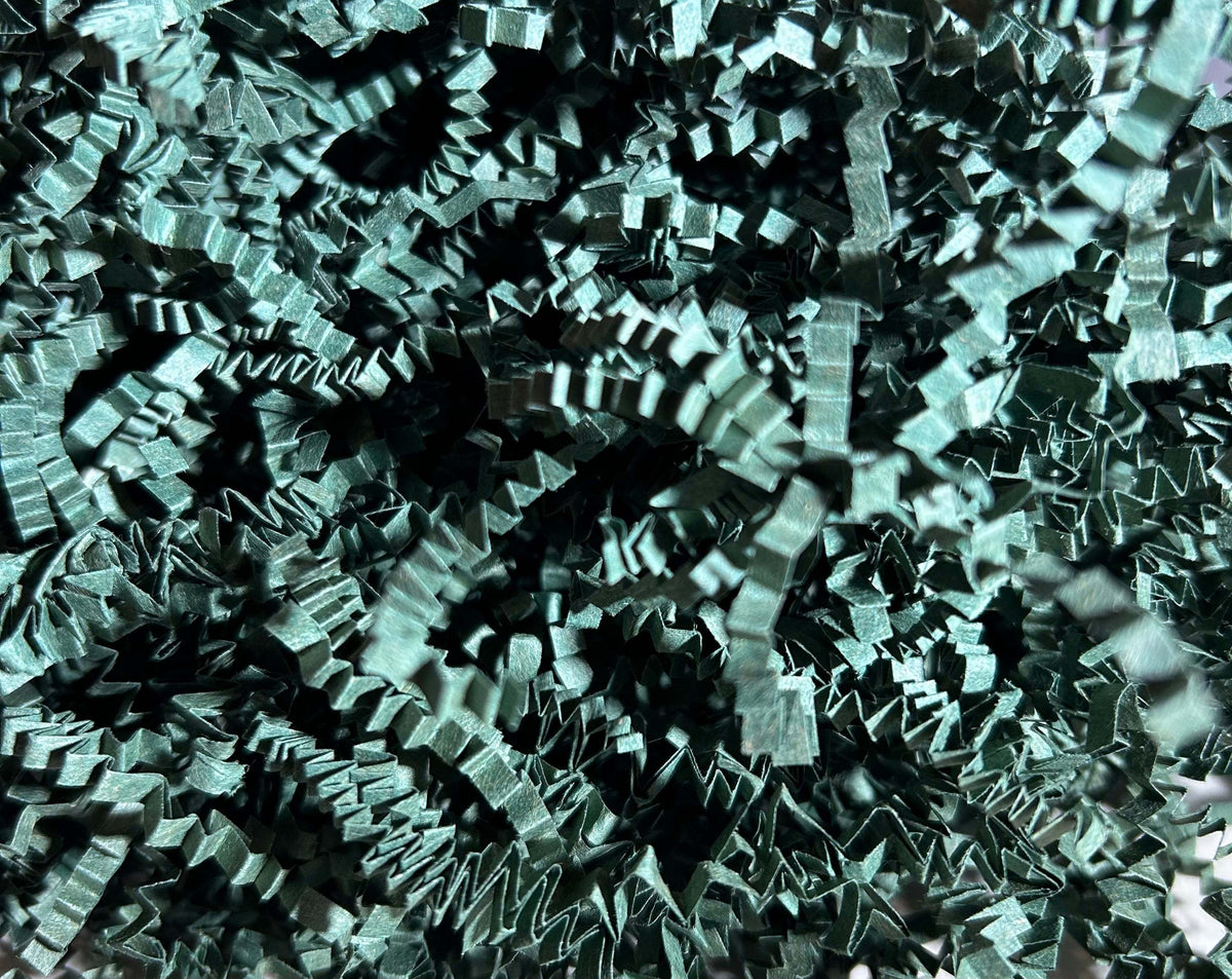40 LB Dark Green Crinkle Paper