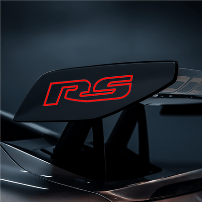 Juego de calcomanías de alerón RS Porsche – Logotipo de vinilo premium para alerones GT3/GT2/911
