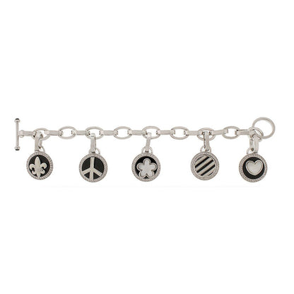Peace and Love Charm Bracelet