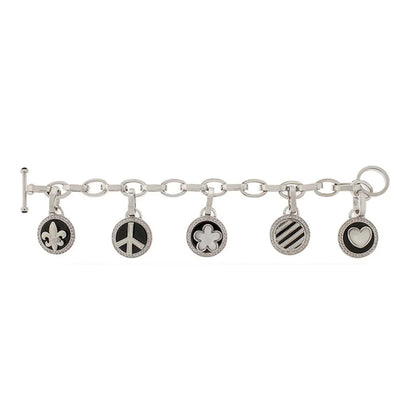 Peace and Love Charm Bracelet