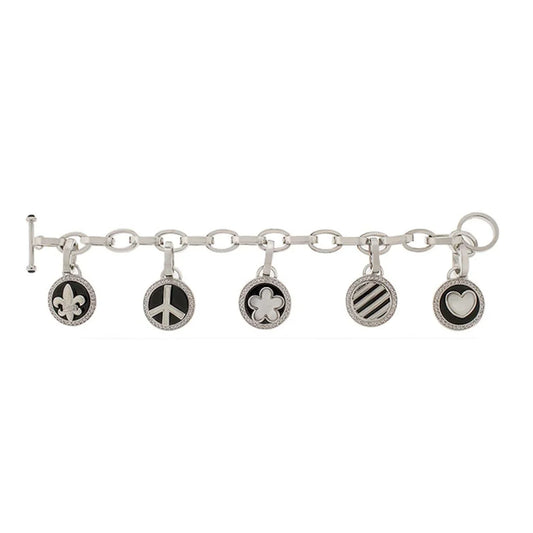 Peace and Love Charm Bracelet