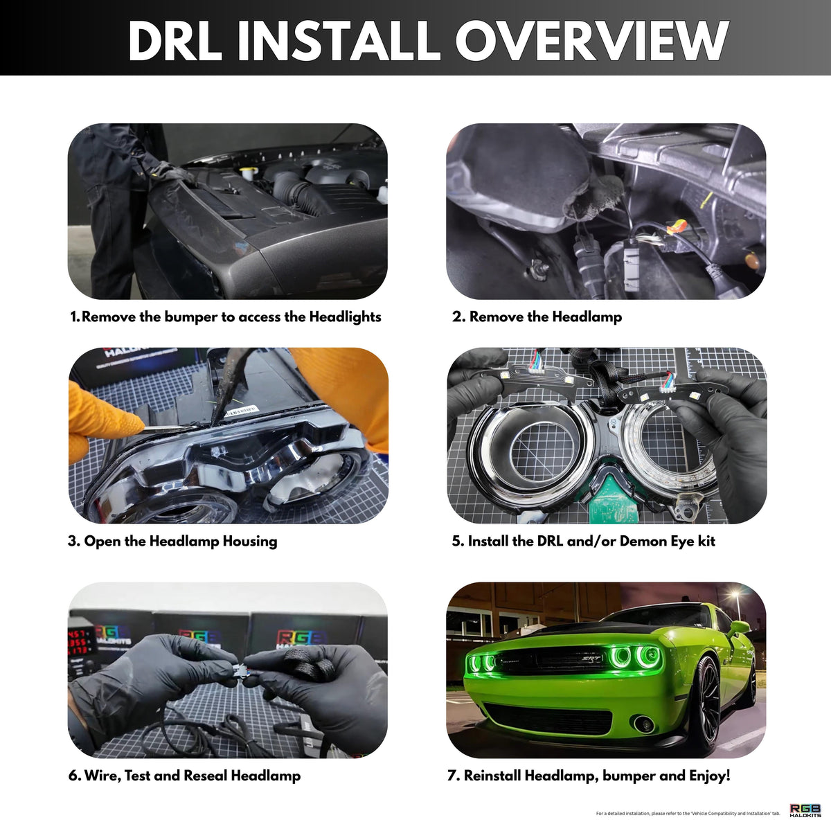 Dodge Challenger RGBW DRL Boards (2015-2024)