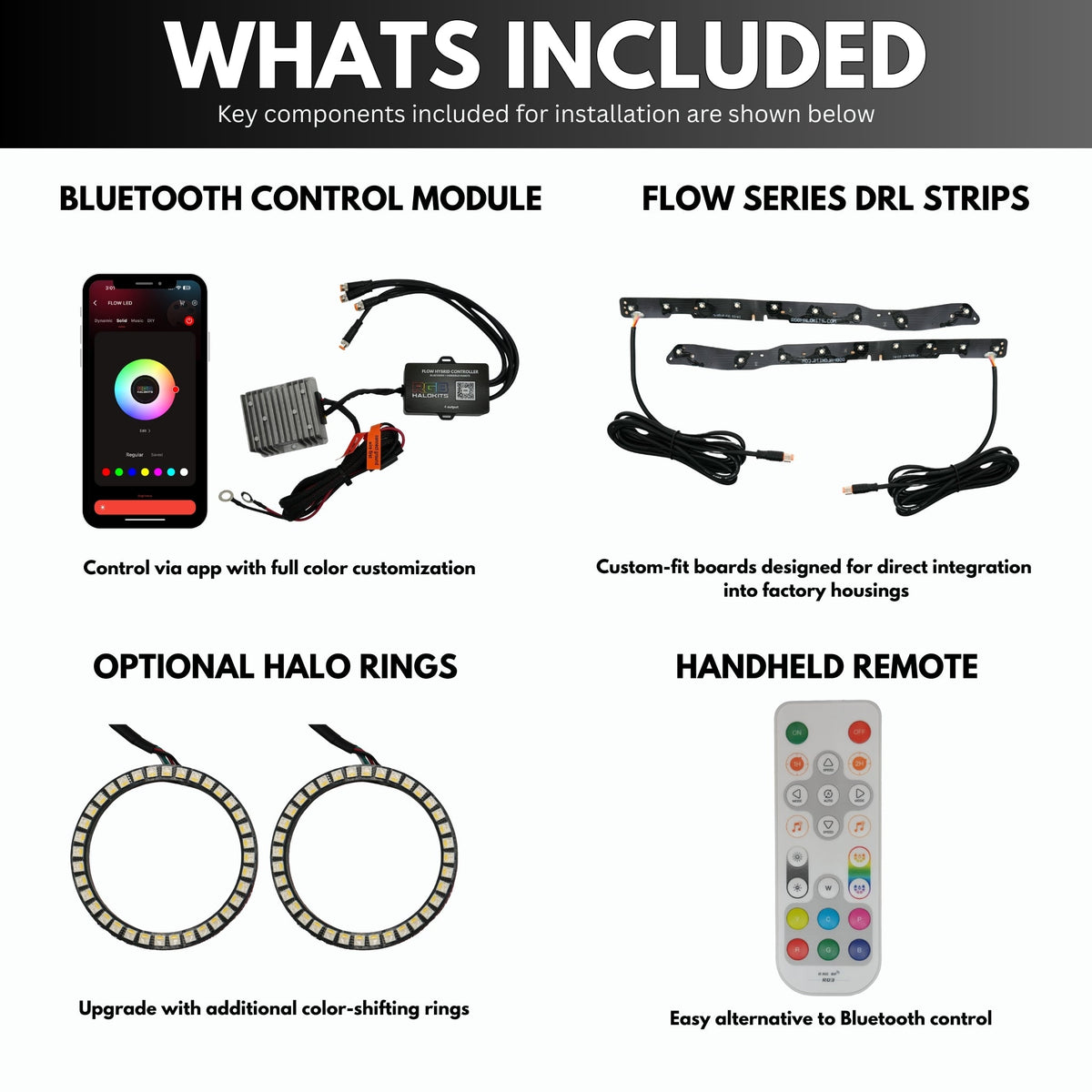 Dodge Durango Multicolor Flow Series DRL Boards (2014-2020)