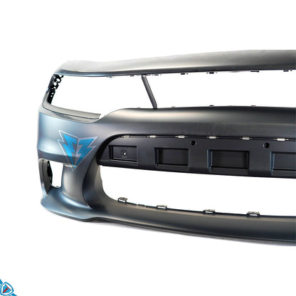 2015-2023 Dodge Charger (LD) SRT Hellcat Style Polypropylene Front Bumper Conversion Kit | E3Tuning — photo 5 of 10