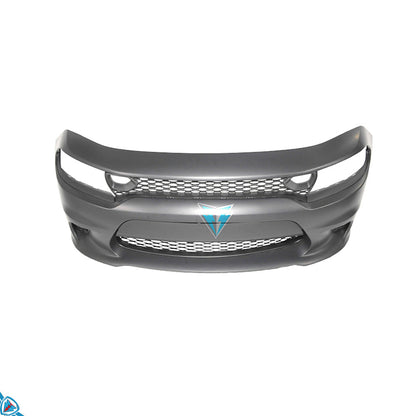 2015-2023 Dodge Charger (LD) SRT Hellcat Style Polypropylene Front Bumper Conversion Kit | E3Tuning — photo 1 of 10
