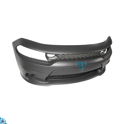 2015-2023 Dodge Charger (LD) SRT Hellcat Style Polypropylene Front Bumper Conversion Kit | E3Tuning — photo 2 of 10
