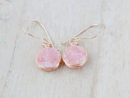 Druzy Bezel Drops (Multiple Colors) - As Seen in DaySpa Magazine