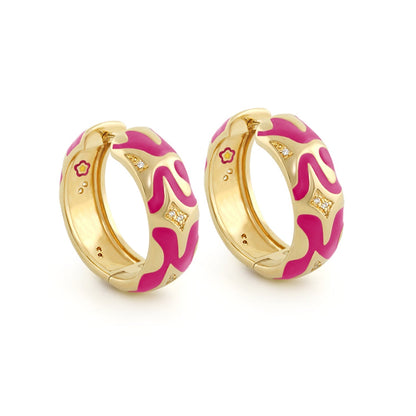 Swirl Tattoo Earrings