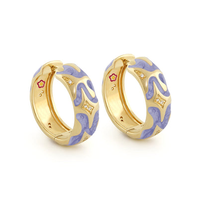 Swirl Tattoo Earrings