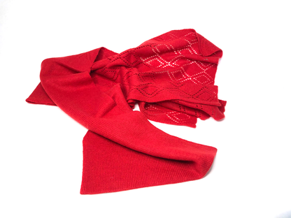 Scarf:  Long Diamonds - Pure Mongolian Cashmere