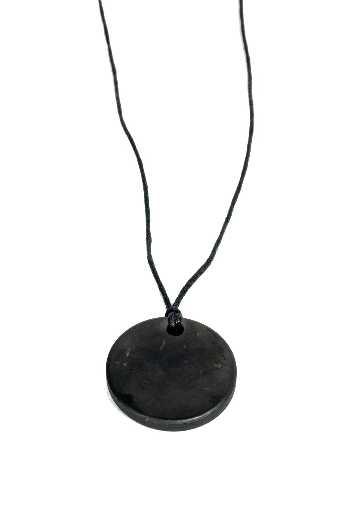 Shungite Round Pendant for EMF Protection (Ships From USA!)