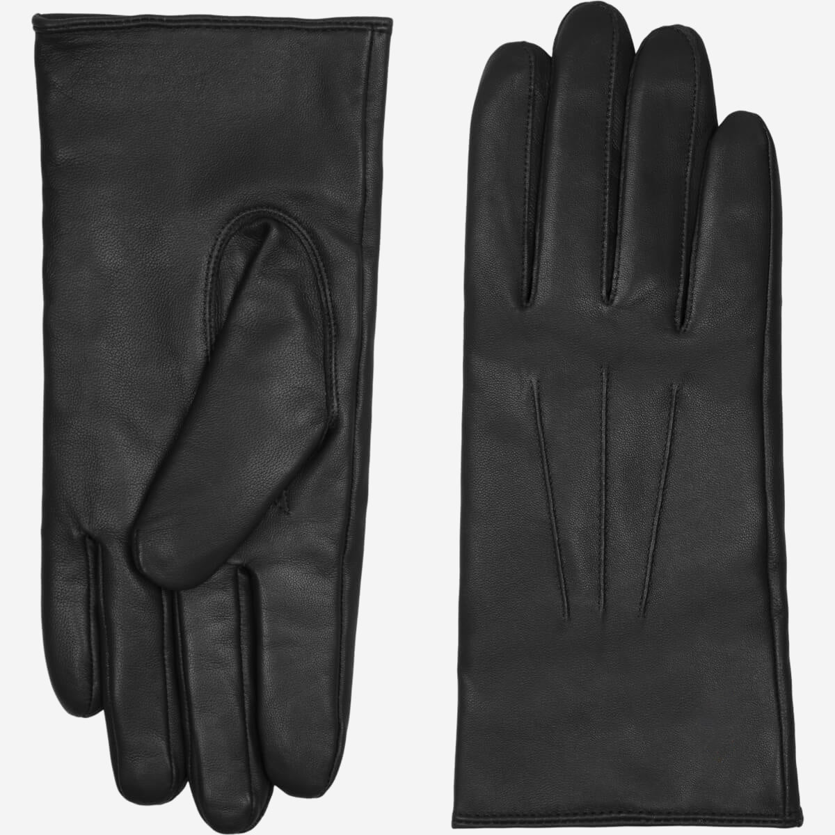 Elijah (black) – Timeless sheepskin leather gloves with luxurious cashmere lining & touchscreen capability — photo 1 of 10