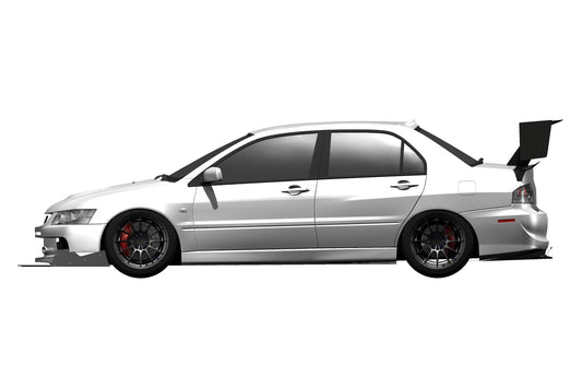 Diffuser V1+ – Mitsubishi Evo IX (CT9A, 2005-2007) — photo 2 of 3
