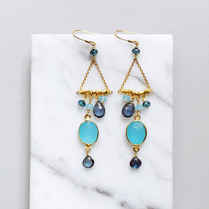 Rainbow Chandie Earrings