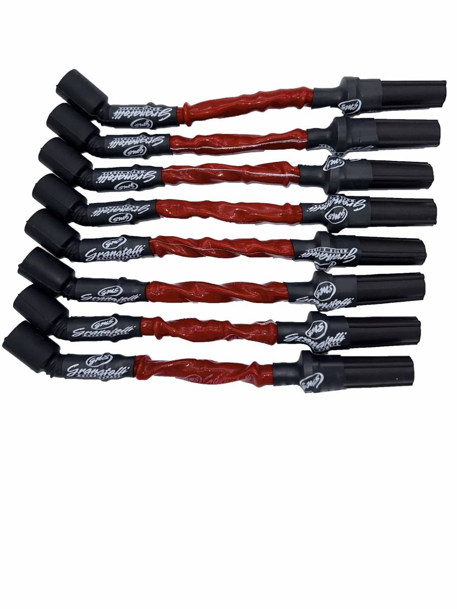 Granatelli GM LS & LT 0-Ohm 12" Red High-Temp Spark Plug Wires – 28-1629HTR