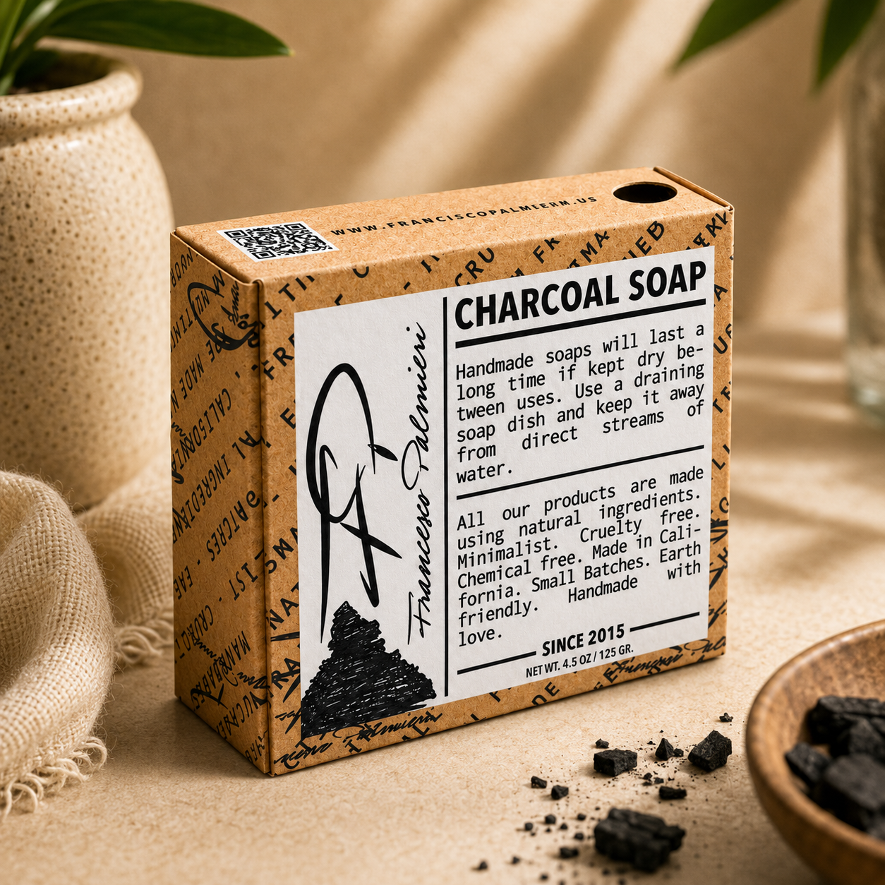 SOAP BAR - CHARCOAL — photo 1 of 4