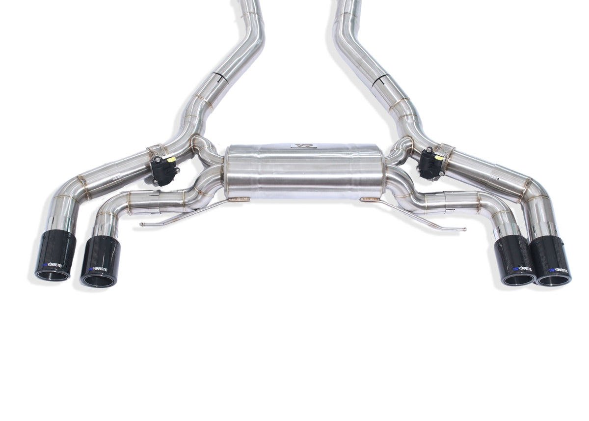 BMW F90 M5 Catback Exhaust Valved Performance Xpipe - Yonristic Performance — photo 5 of 10