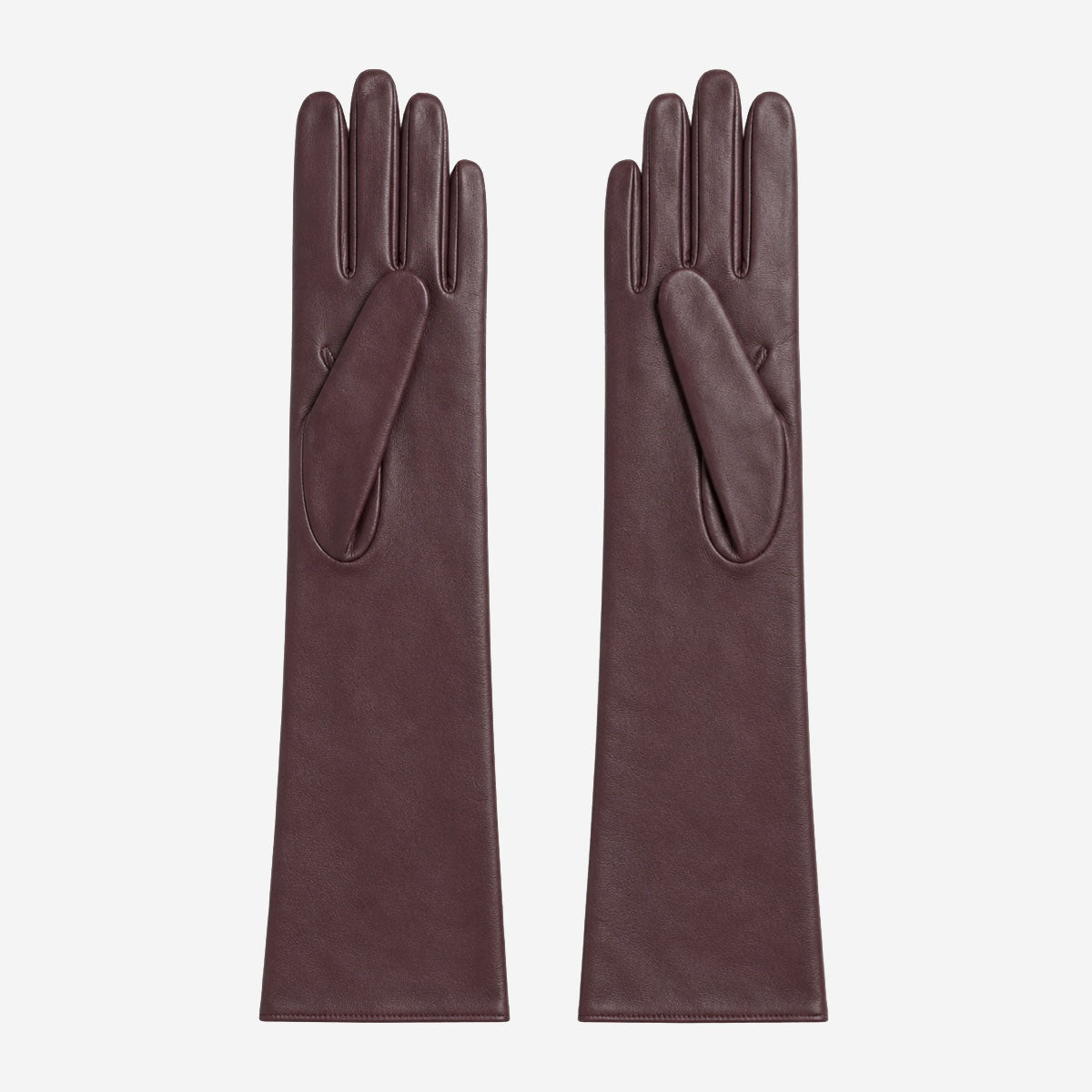 Leonora (dark brown) - Italian "8 button length" cashmere lined leather gloves — photo 2 of 10