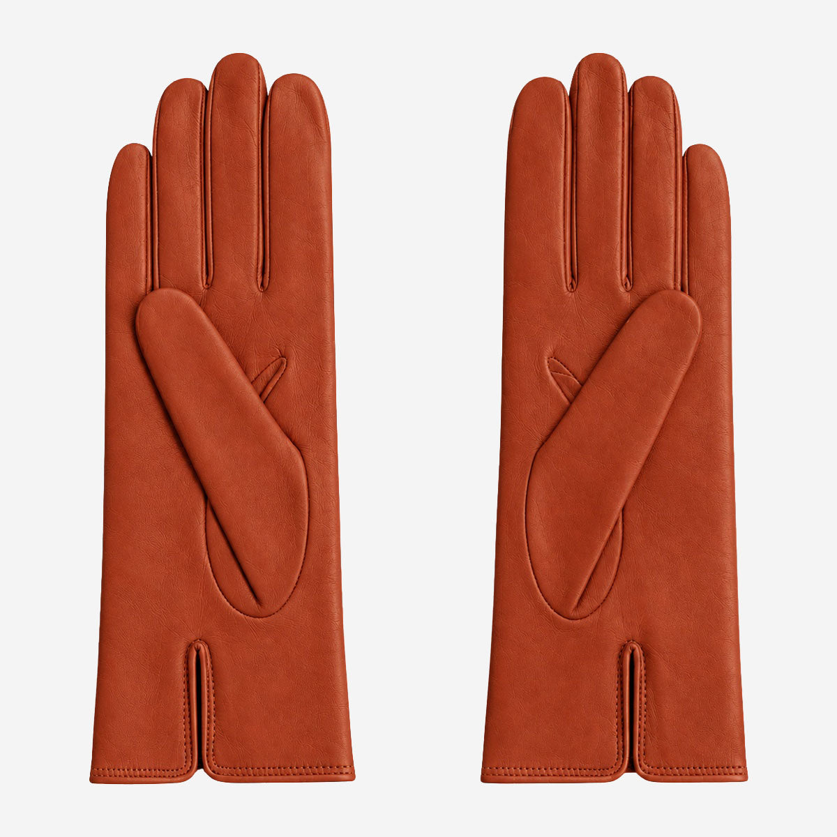 FC04 (cognac) - Women's Italian cashmere lined leather gloves — photo 2 of 10