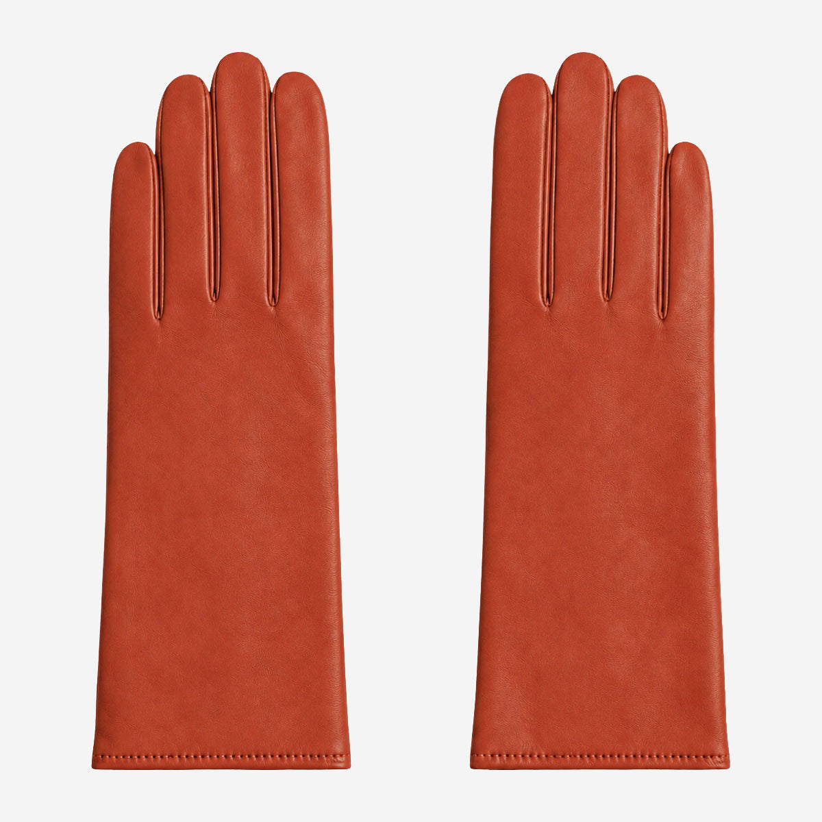 FC04 (cognac) - Women's Italian cashmere lined leather gloves — photo 1 of 10