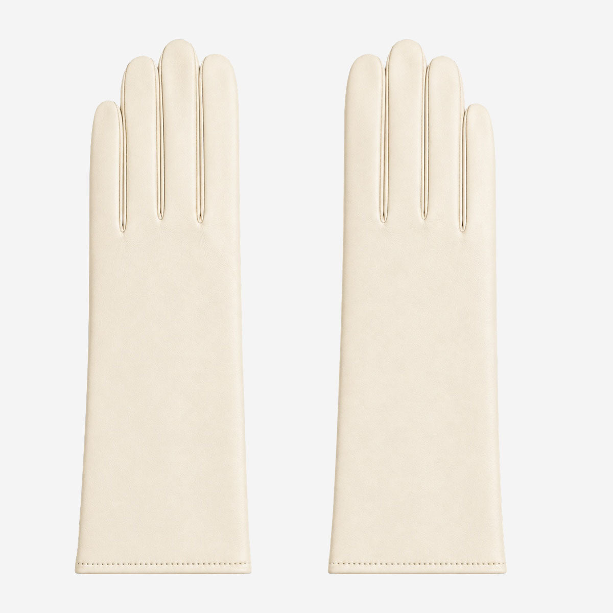 FC04 (cream) - Women's Italian cashmere lined leather gloves — photo 1 of 10